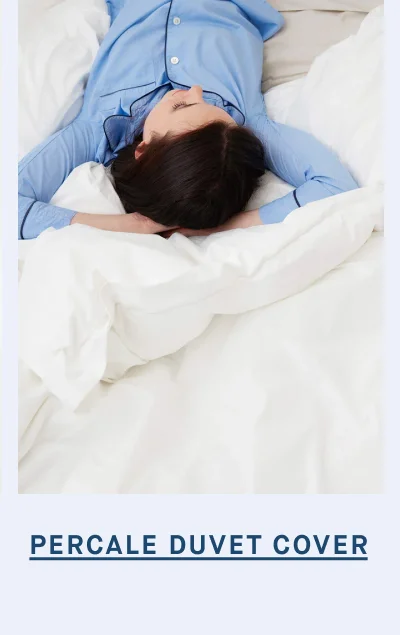 PERCALE DUVET COVER
