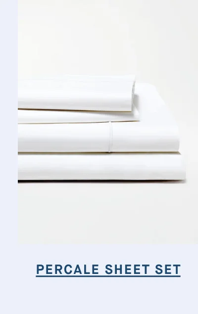PERCALE SHEET SET