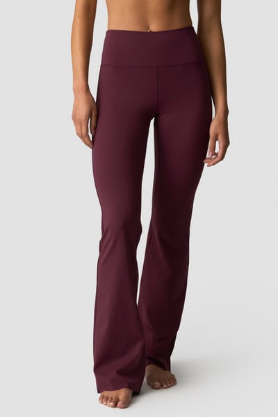 Image of Nimble Flared Tights Dark Mahogany