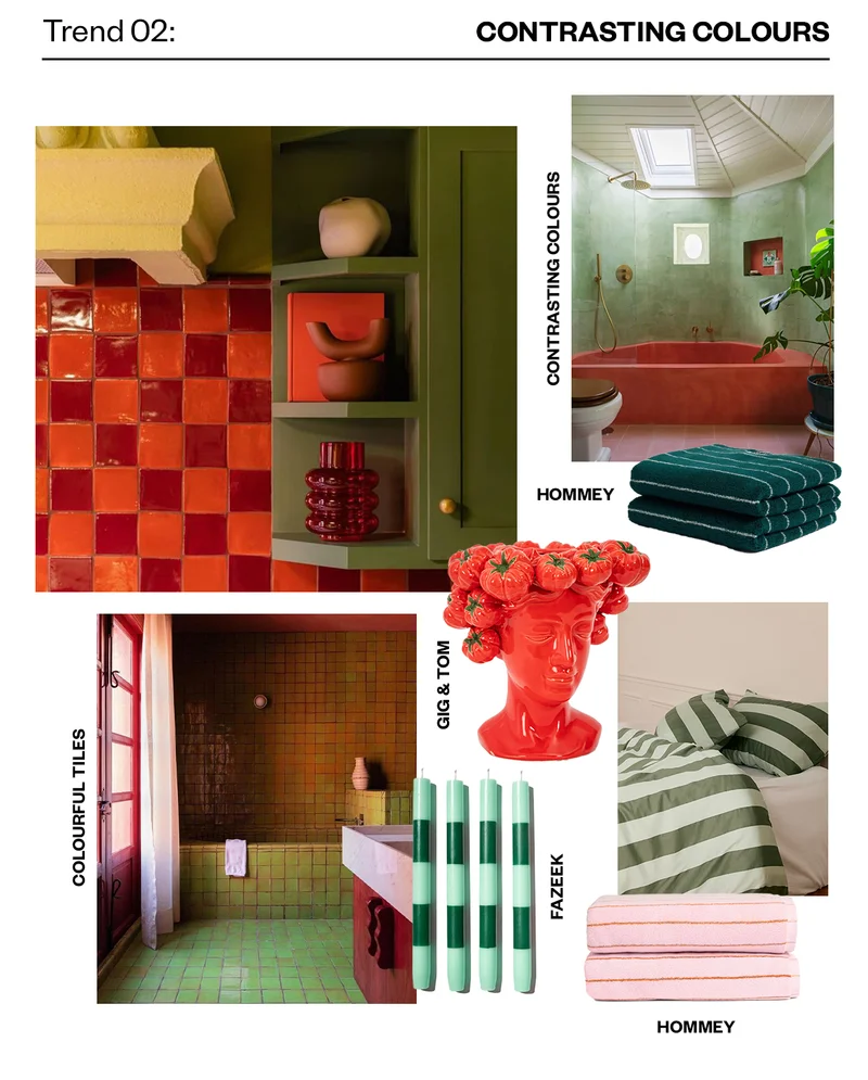 Trend 2 - Constrasting Colours