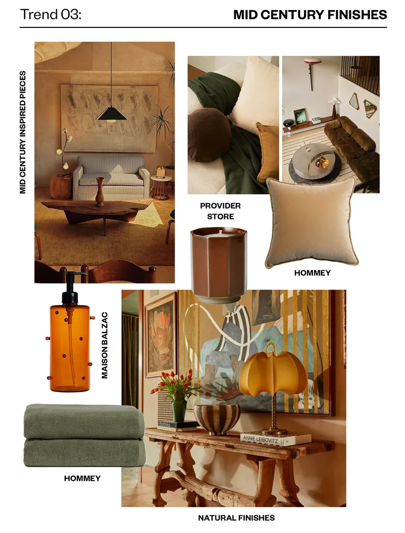 Trend 3 - Mid Century Finishes