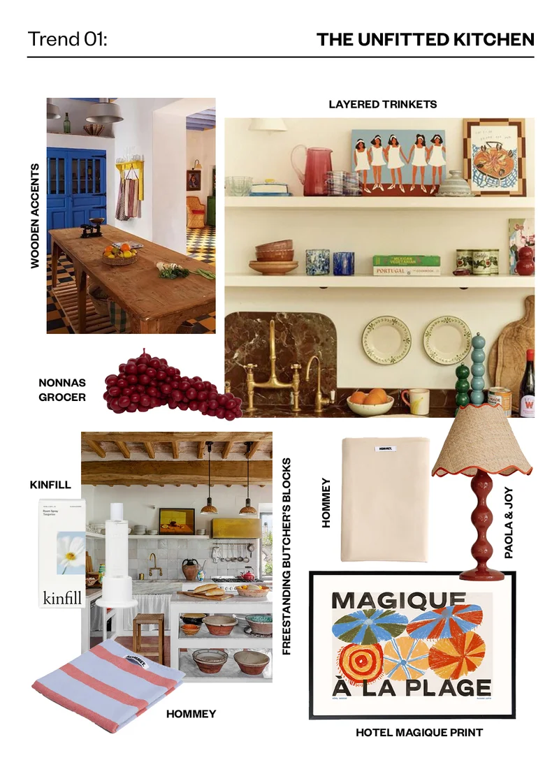 Trend 1: The Unfitted Kitchen