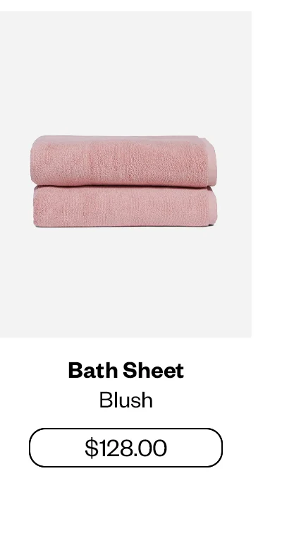 Bath Sheet - Blush