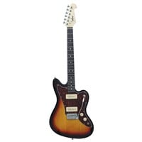 Indio Offset OS30 DLX Electric Guitar With Gig Bag, Sunburst