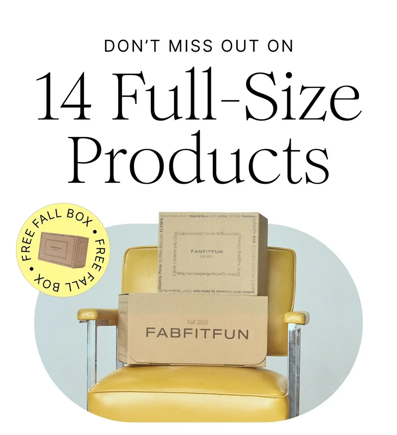 DON'T MISS OUT ON 14 Full-Size Products | FREE FALL BOX DON'T MISS OUT ON 14 Full-Size Products | FREE FALL BOX