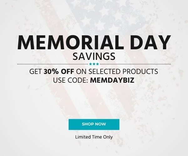 Memorial Day Savings. Get 30% Off On Selected Products. Use Code: discount code. Limited Time Only. Shop Now.