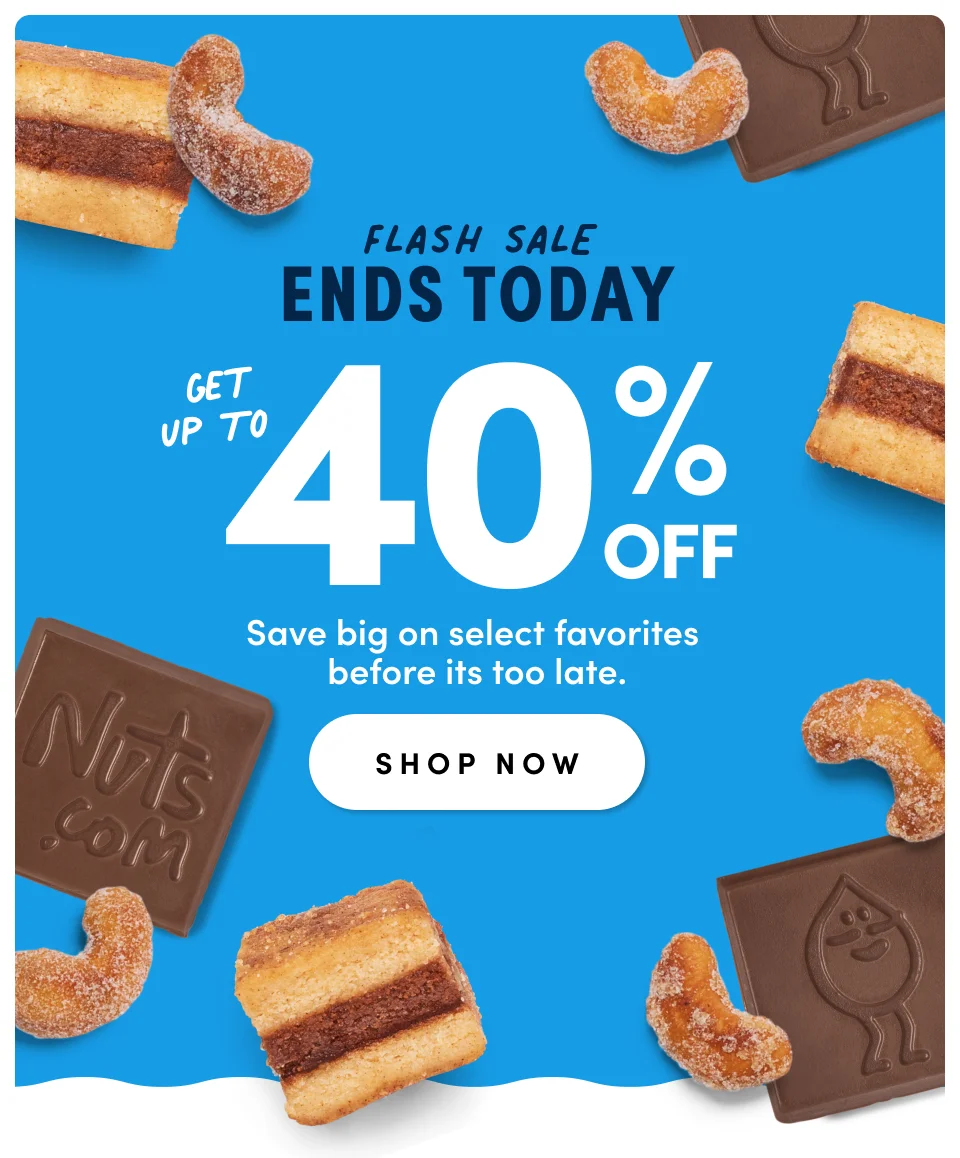 FLASH SALE ENDS TODAY; Get up to 40% OFF; Save big on select favorites before its too late. SHOP NOW
