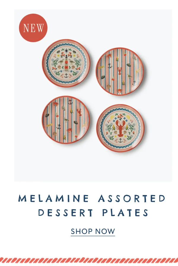 Melamine Assorted Dessert Plates