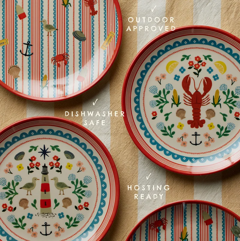 Outdoor Approved | Dishwasher Safe | Hosting Ready
