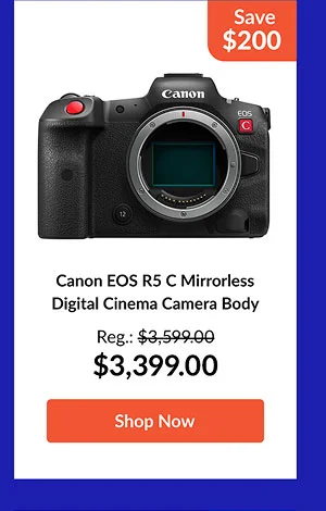 Canon EOS R5 C Mirrorless Digital Cinema Camera Body
