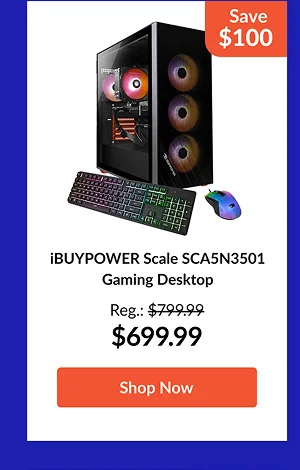 iBUYPOWER Scale SCA5N3501 Gaming Desktop