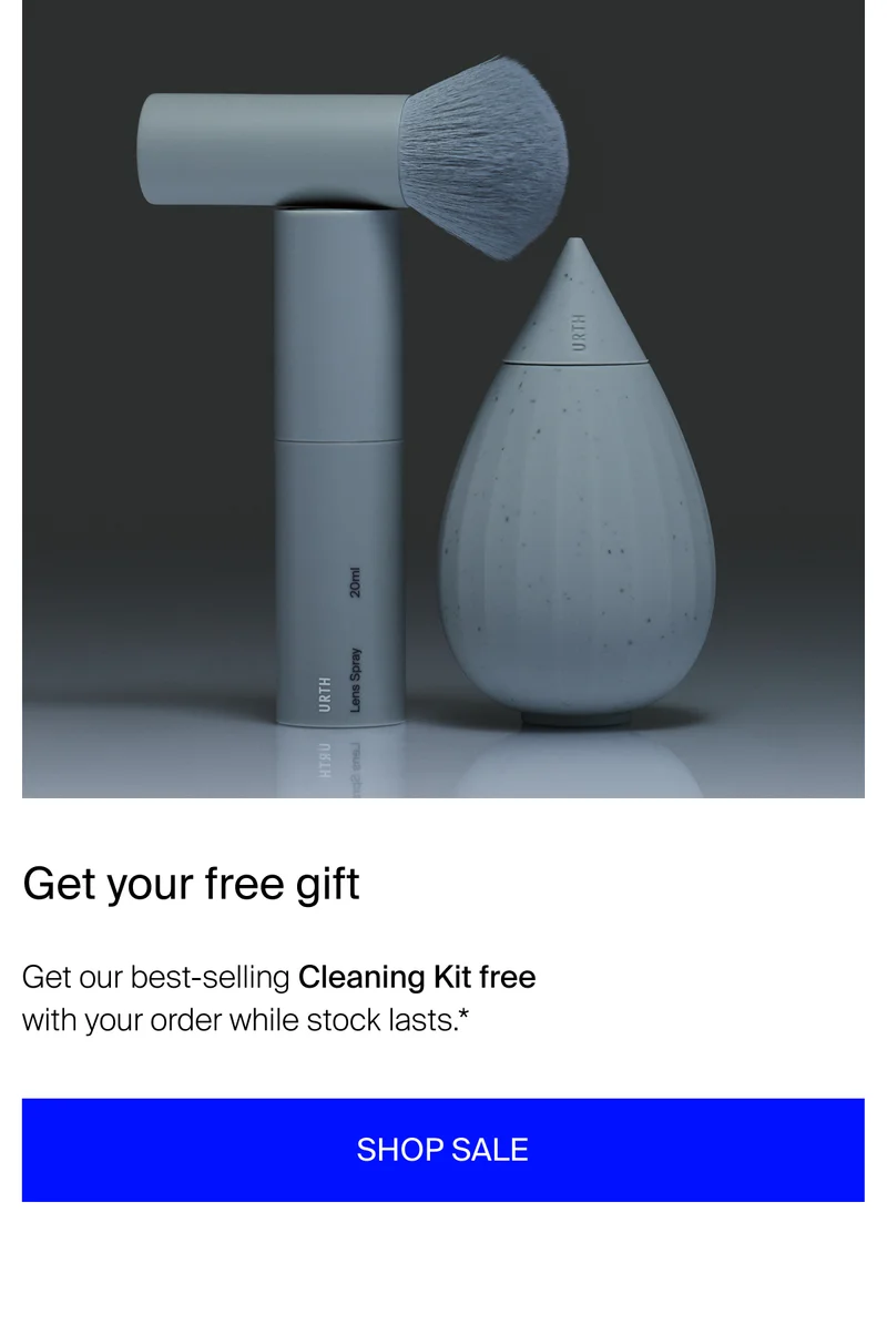 Last chance for your free gift