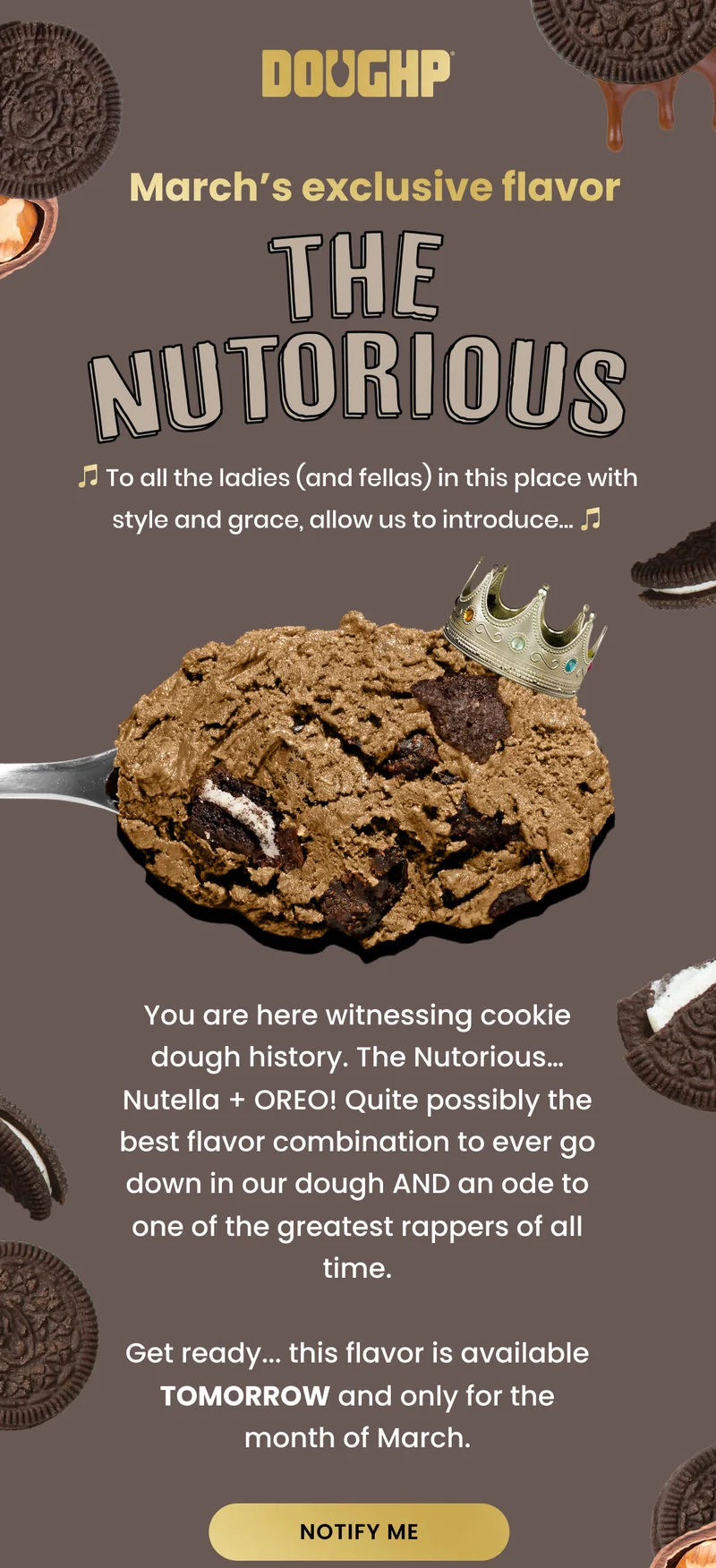 Nutella Oreo Edible Cookie Dough