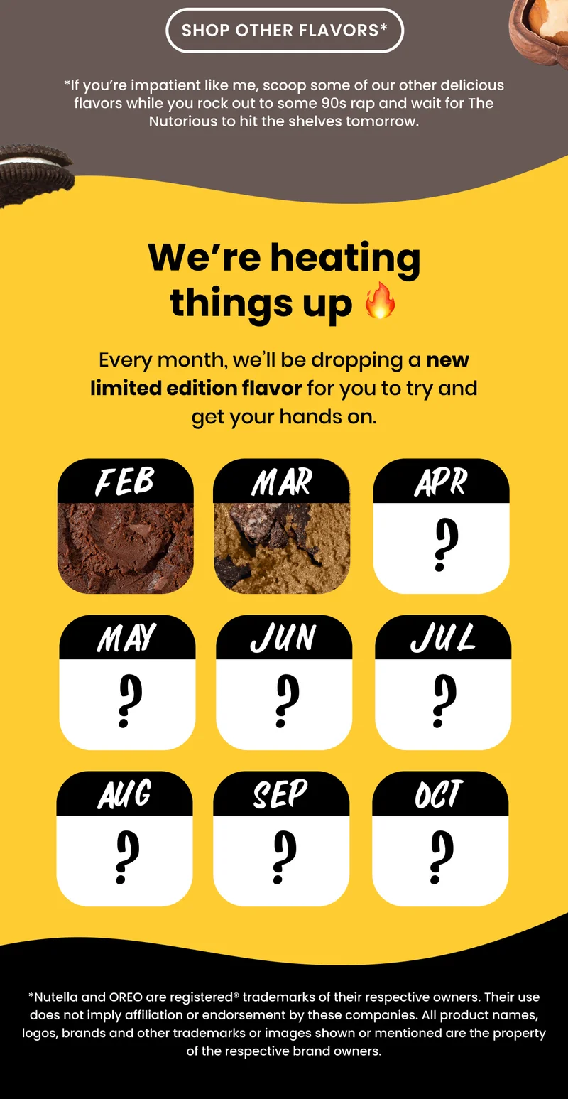 Edible Cookie Dough Flavors
