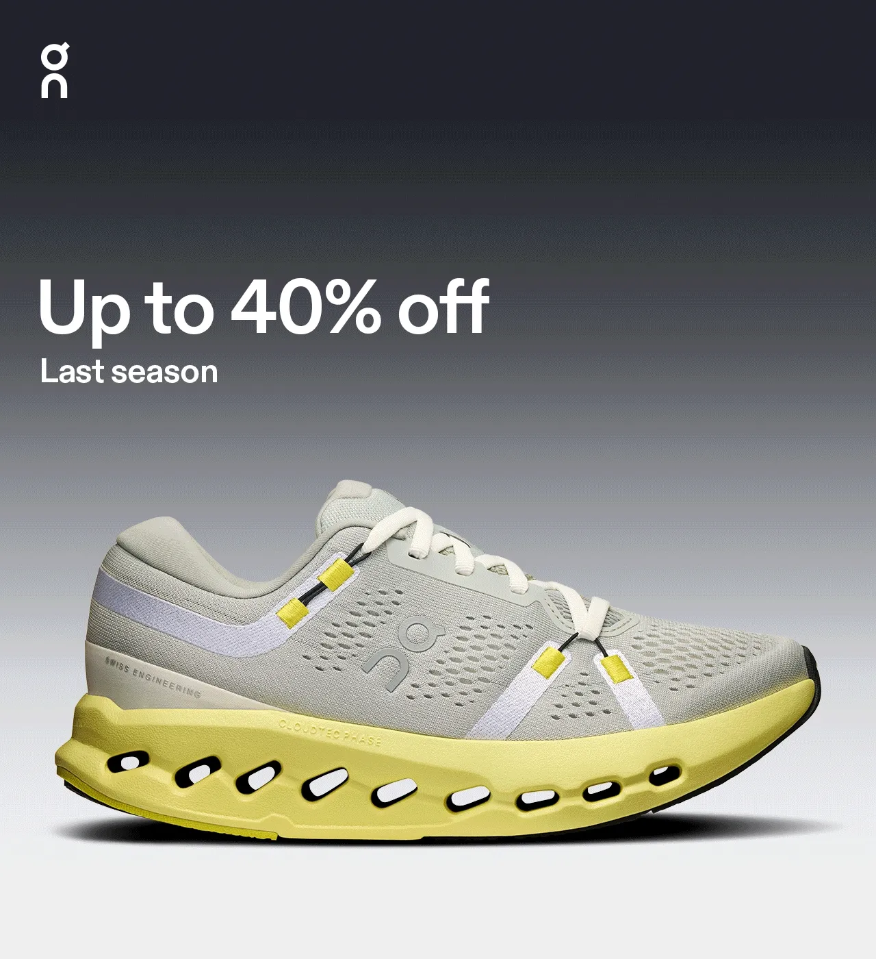 Up to 40% off Last season