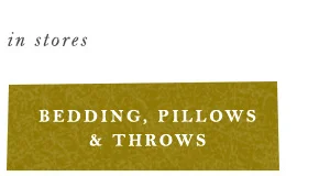 bedding, pillows & throws