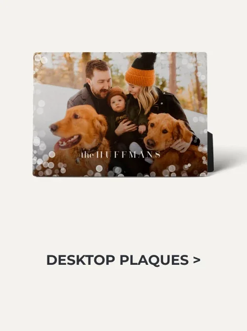 desktop plaques