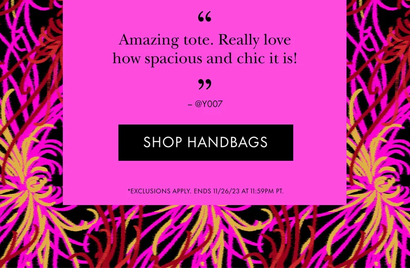 SHOP HANDBAGS