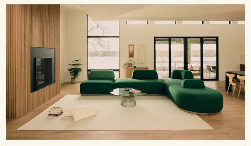 Pictured: The Magna Sectional, now 20%* off + free shipping!