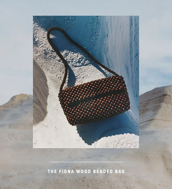 the fiona wood beaded bag