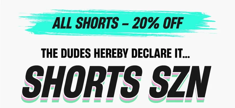 The Dudes Hereby Declare it.. SHORTS SZN