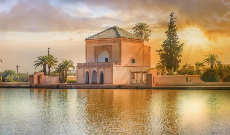 Menara Pavilion, Marrakesh, Morocco.