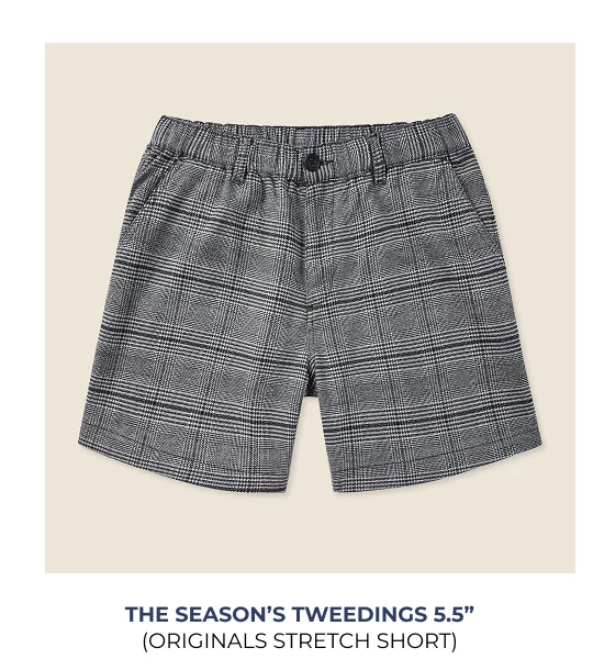 Originals Stretch Short: The Seasons Tweedings 5.5"