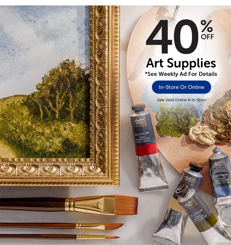 40% Off Art Supplies