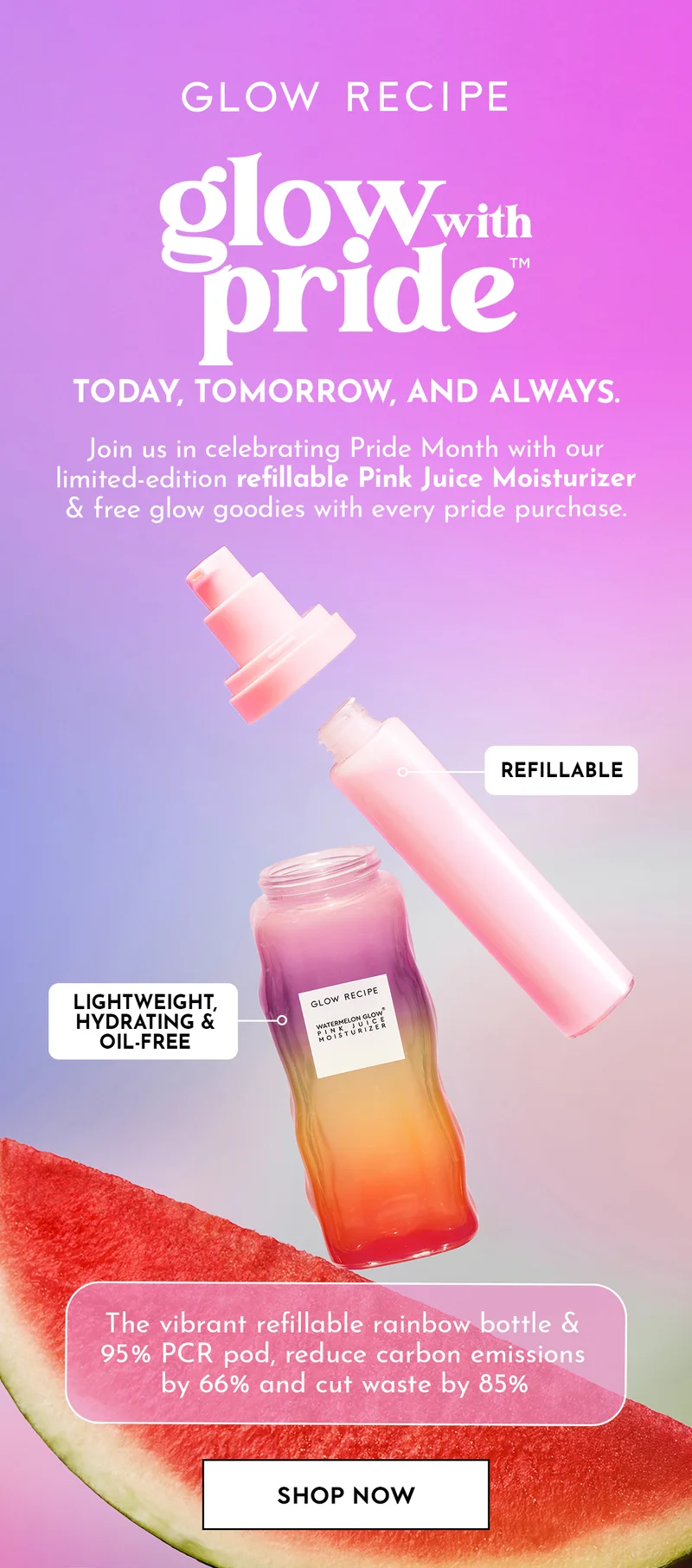 New Limited-Edition Pride Pink Juice Moisturizer