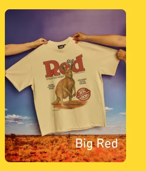 Big Red Outback Heavyweight Oversized Tee