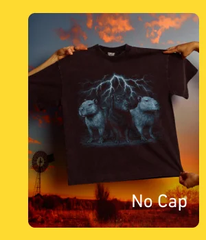 No Cap Wash Tee
