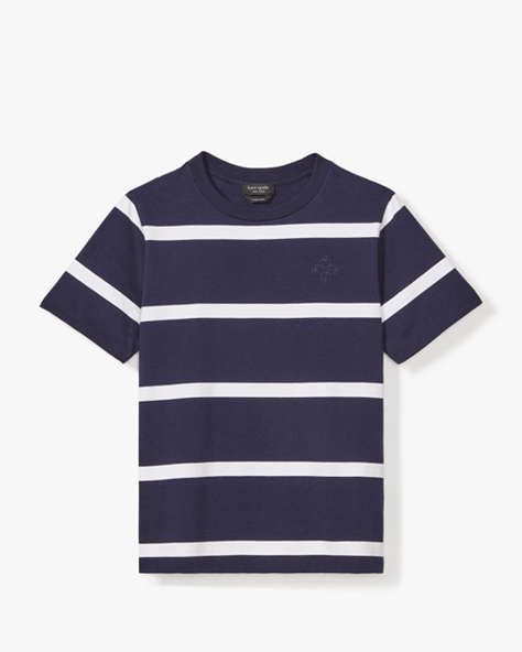 Montauk Stripe Logo Tee