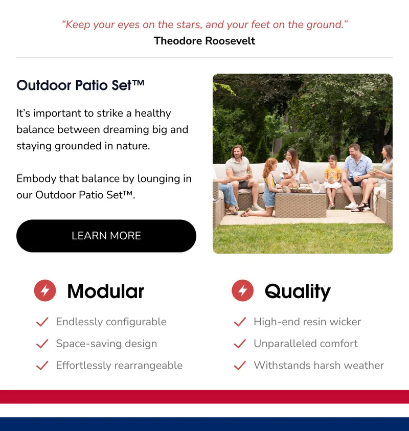 Outdoor Patio Set
