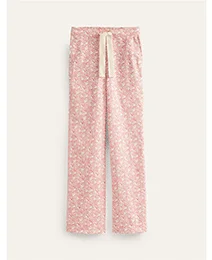 Brushed Cotton Pyjama Trouser - Rosette Blush, Forest Meadow