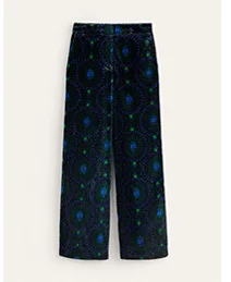 Westbourne Velvet Trousers - Black, Artizian Geo