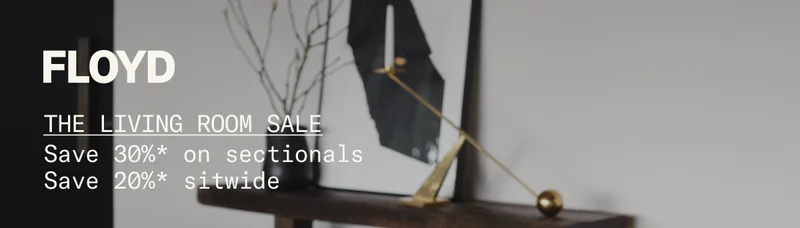 The Living Room Sale: Save 30% on sectionals. Save 20% sitewide.