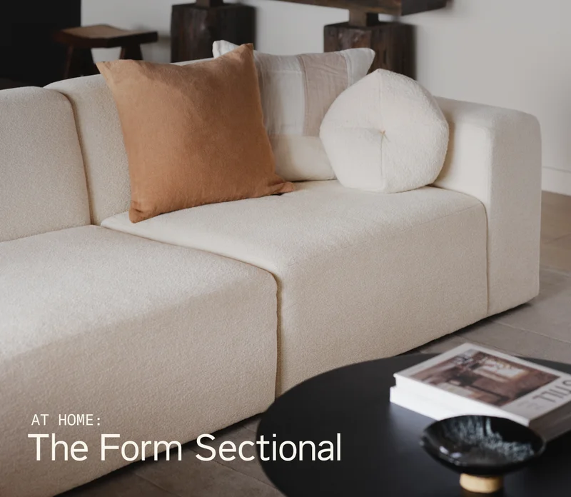 At Home: The Form Sectional