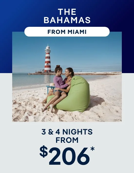 The Bahamas – 3 & 4 Nights From Miami – Click to View Cruises & Book Now