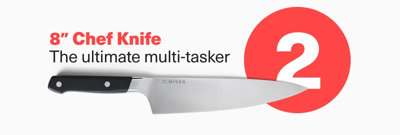 8″ Chef Knife The ultimate multi-tasker