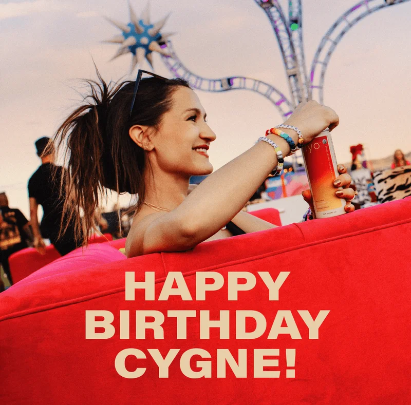 HAPPY BIRTHDAY CYGNE! a subscriber flash sale for our CEO's favorite customers...