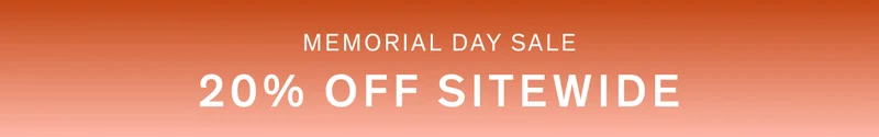 Enjoy 20% Off Sitewide