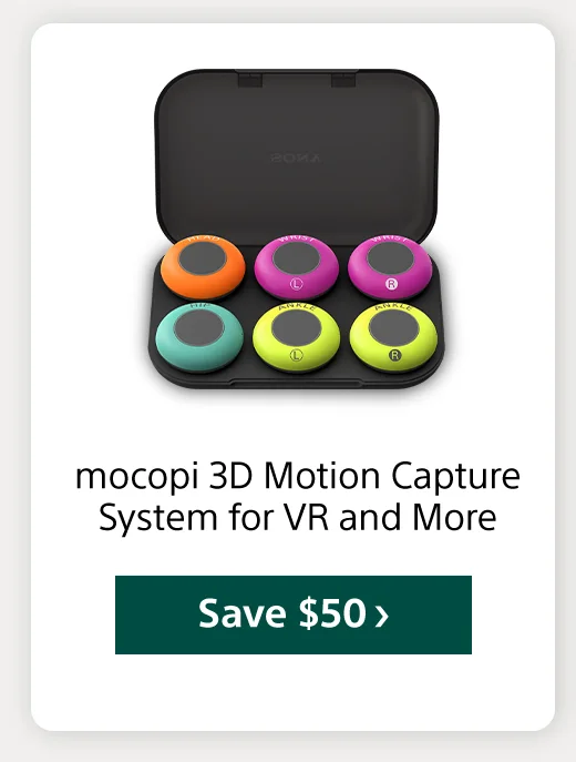 mocopi 3D Motion Capture System for VR and More Save