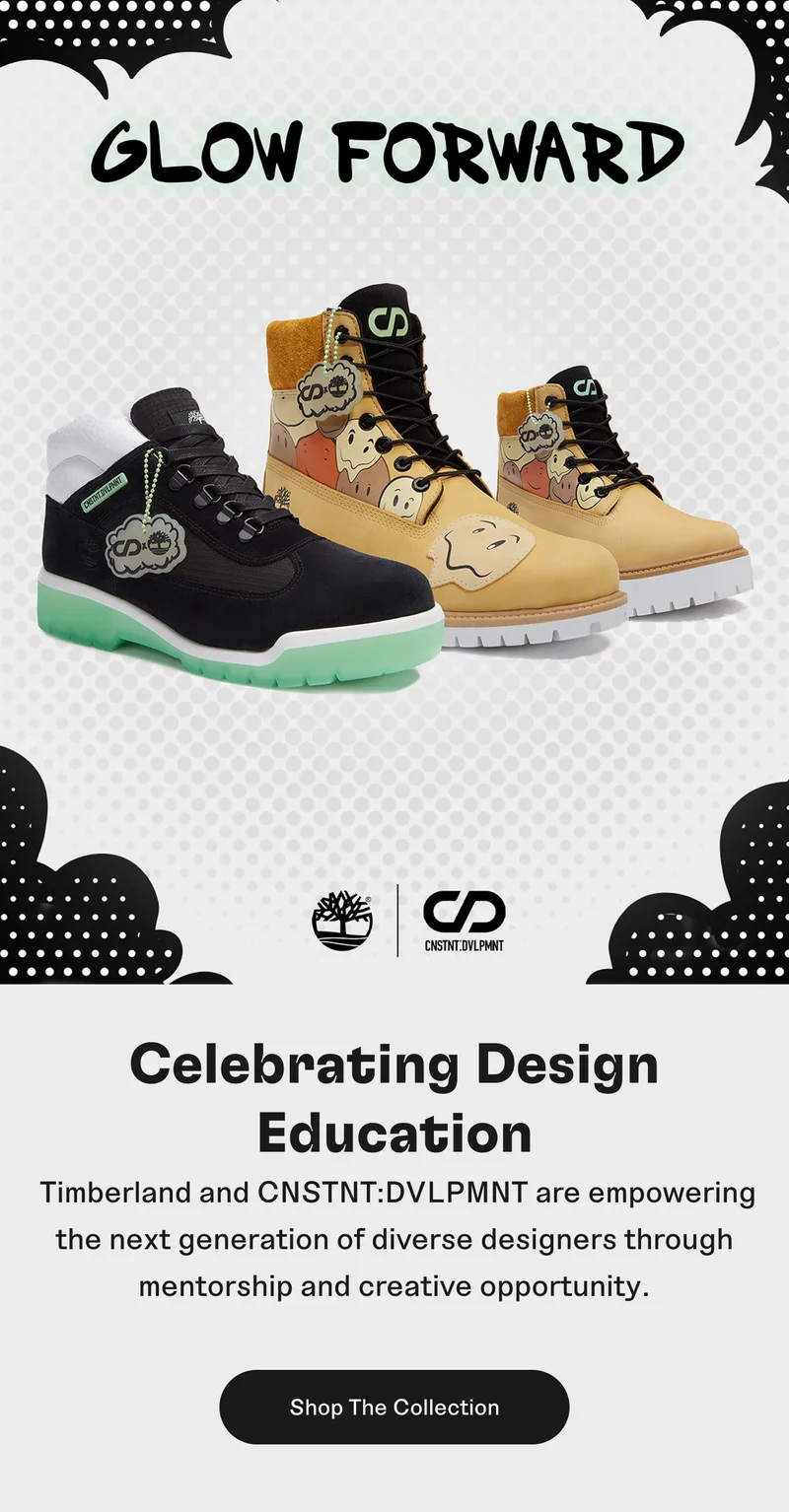 Glow Forward! Timberland x CNSTNT:DVLPMNT. Shop the collection.