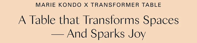 A Table that Transforms Spaces – And Sparks Joy