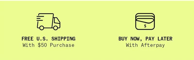 Free U.S. Shipping with $50 Purchase