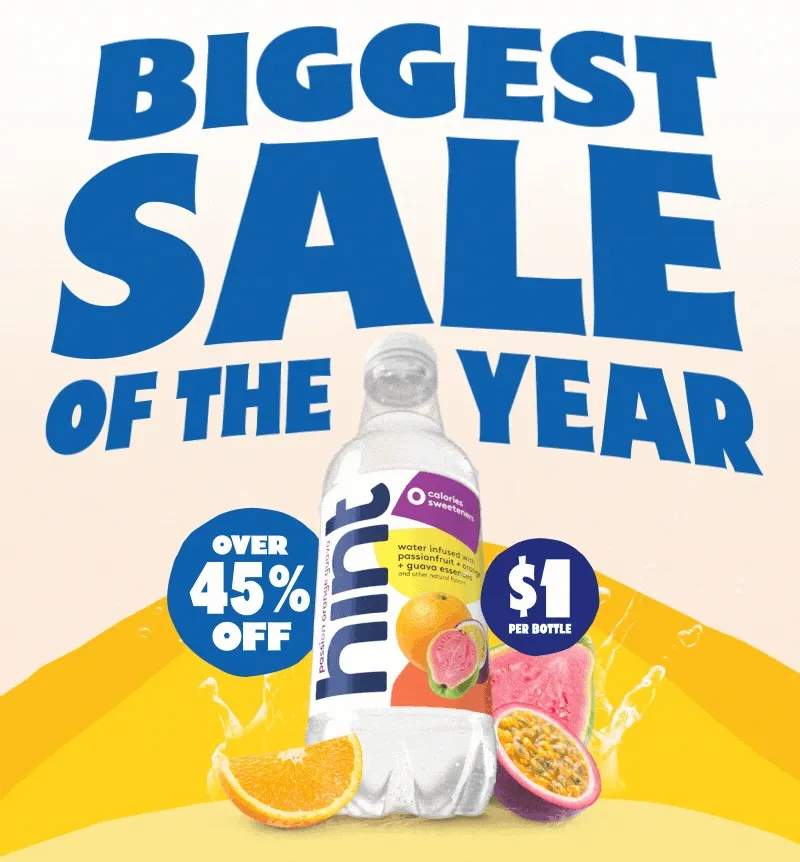 Biggest Sale of the Year. Over 45% Off. $1 per bottle