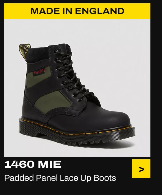1460 Made in England Padded Panel Lace Up Boots