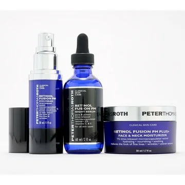 Peter Thomas Roth Retinol Fusion PM Face & Neck Ultimate Trio