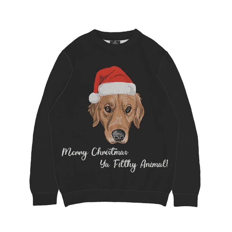 Image of Merry Christmas Ya Filthy Animal! Christmas Sweater