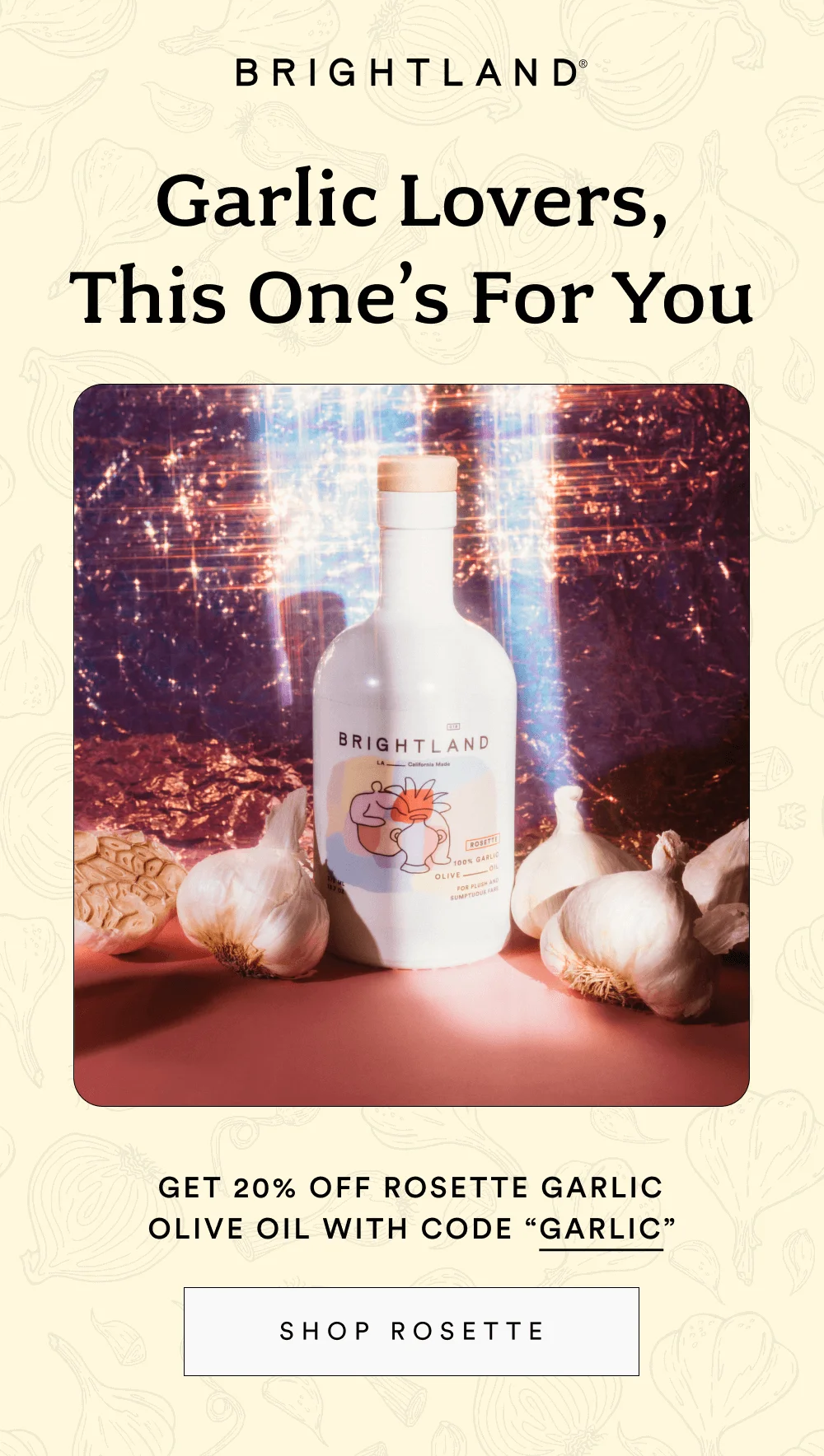 Garlic Lovers, This One’s For You  [ SHOP NOW ]